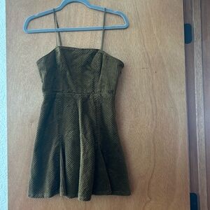 urban outfitters corset closure dress